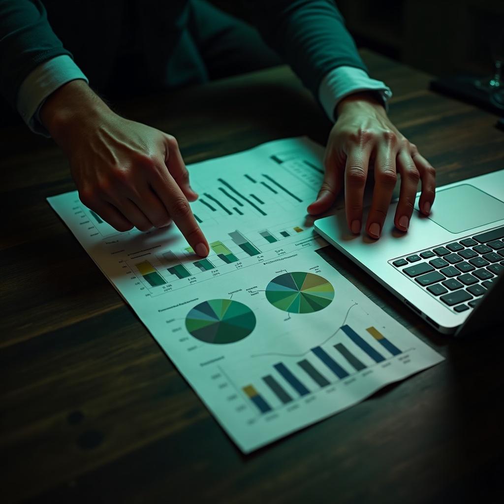 Reviewing sales performance data together